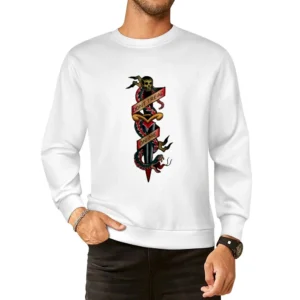 Don't thread on me European Size Pullover Sweater