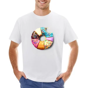 Donut Flavors Different Types Fun Food Tee Shirt Asian Size Men T-Shirt