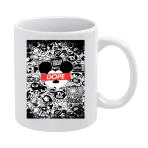 Dope Mickey Tshirt (all Colors And Styles Available) White Mug
