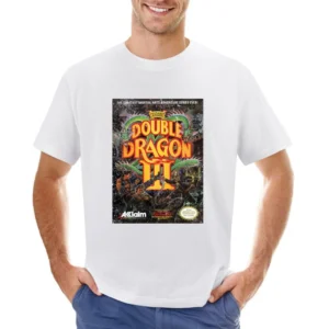 Double Dragon 3 Nes Nintendo Old School Retro Video Game Fan Distresse Asian Size Men T-Shirt