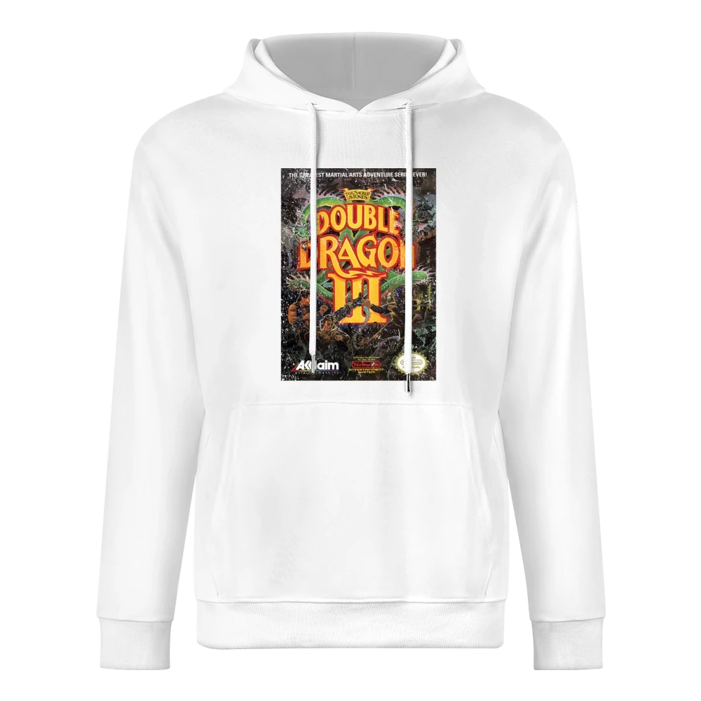 Double Dragon 3 Nes Nintendo Old School Retro Video Game Fan Distresse European Size Men Hoodie