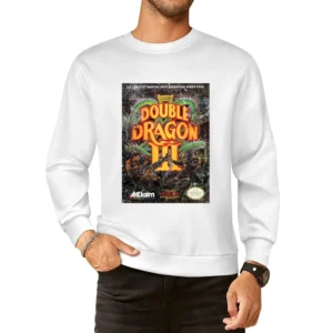 Double Dragon 3 Nes Nintendo Old School Retro Video Game Fan Distresse European Size Pullover Sweater