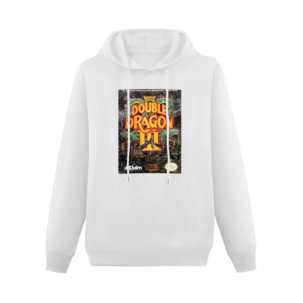 Double Dragon 3 Nes Nintendo Old School Retro Video Game Fan Distresse Men Hoodie With Pocket