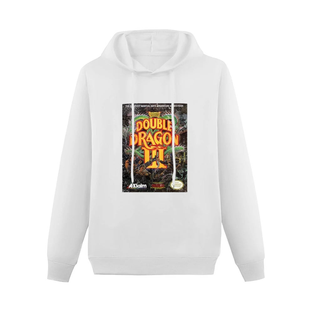 Double Dragon 3 Nes Nintendo Old School Retro Video Game Fan Distresse Men Hoodie Without Pocket