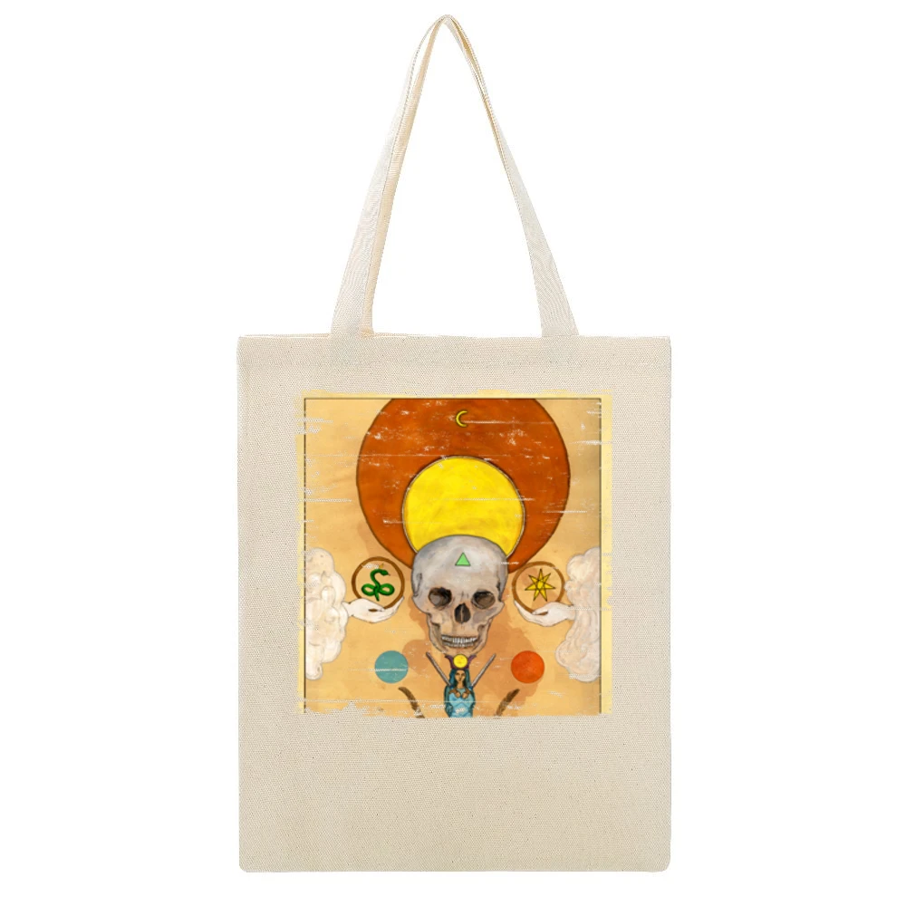 Dr John Dr John Plays Mac Rebennack Album Cover Distressed Image T Shi Beige Canvas Tote Shopping Bag