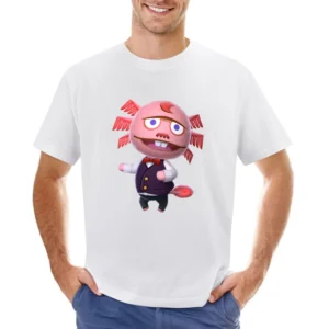 Dr Shrunk From Animal Crossing Nintendo Character Video Game Asian Size Men T-Shirt