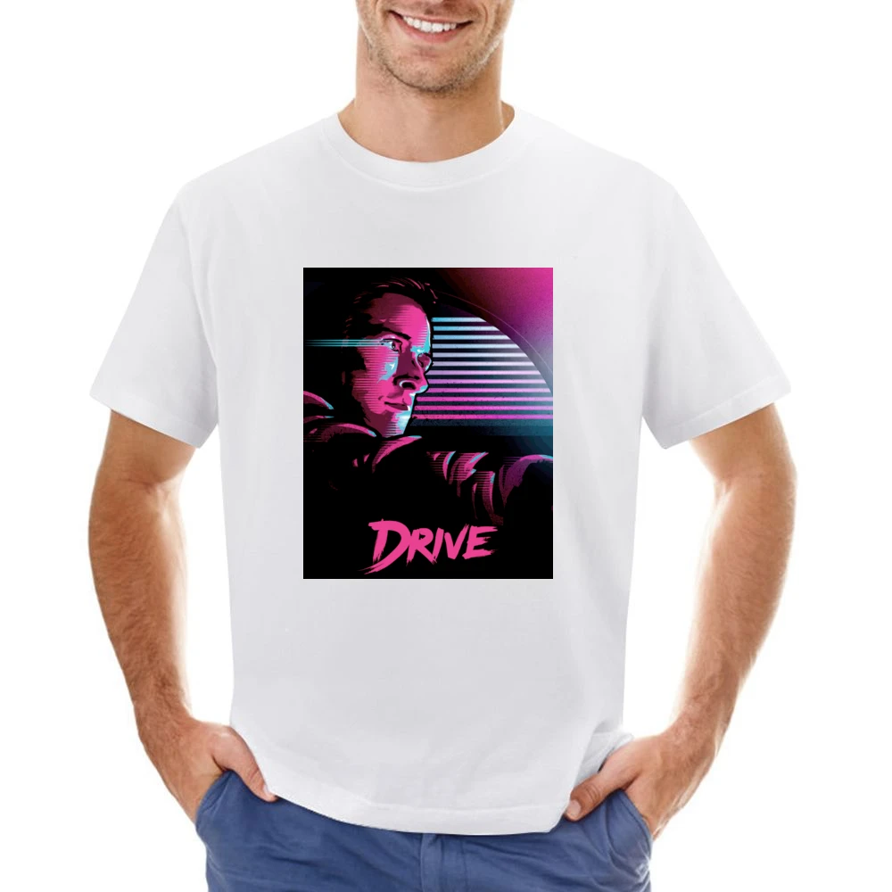 Drive Movie Ryan Gosling Poster Asian Size Men T-Shirt