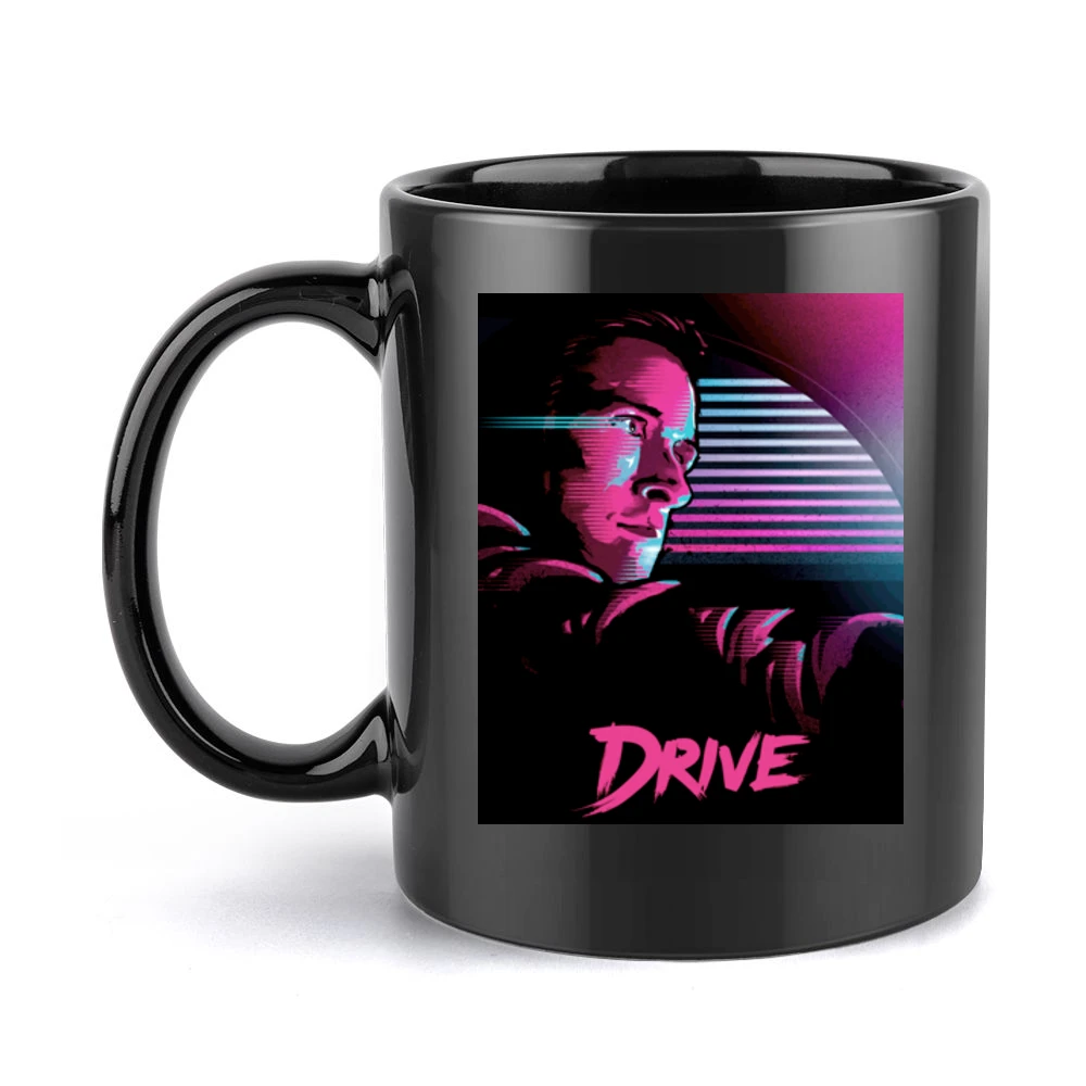 Drive Movie Ryan Gosling Poster Black Mug