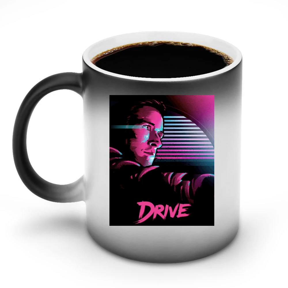Drive Movie Ryan Gosling Poster Discoloration Mug