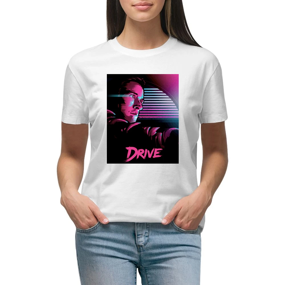 Drive Movie Ryan Gosling Poster Premium Women Ladies T-shirt