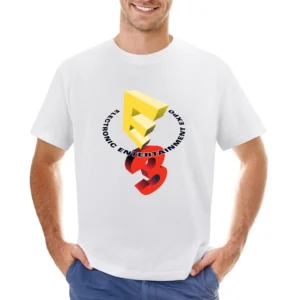 E3 Electronic Entertainment Expo Video Game Fan Asian Size Men T-Shirt
