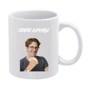 EDDIE SAVAGE White Mug