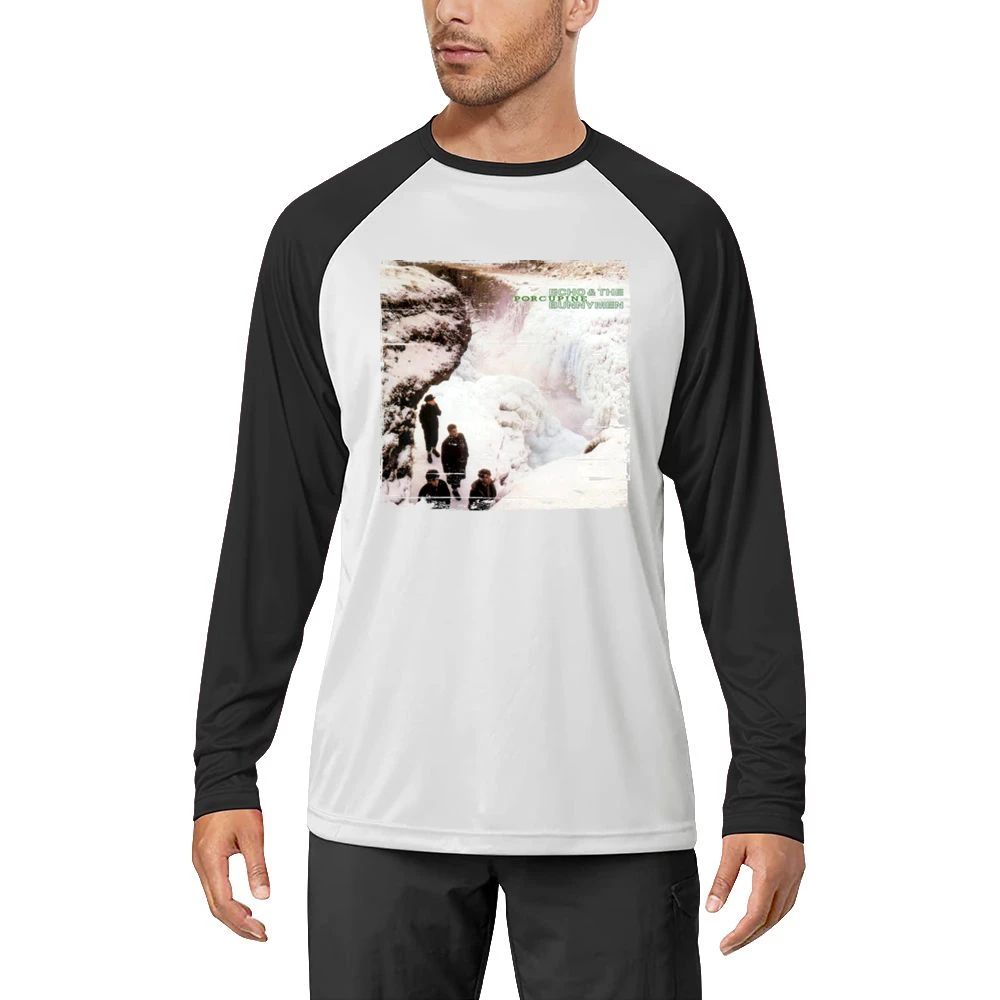 Echo And The Bunnymen Porcupine Album Cover Distressed Image Men Long Sleeve T-Shirt