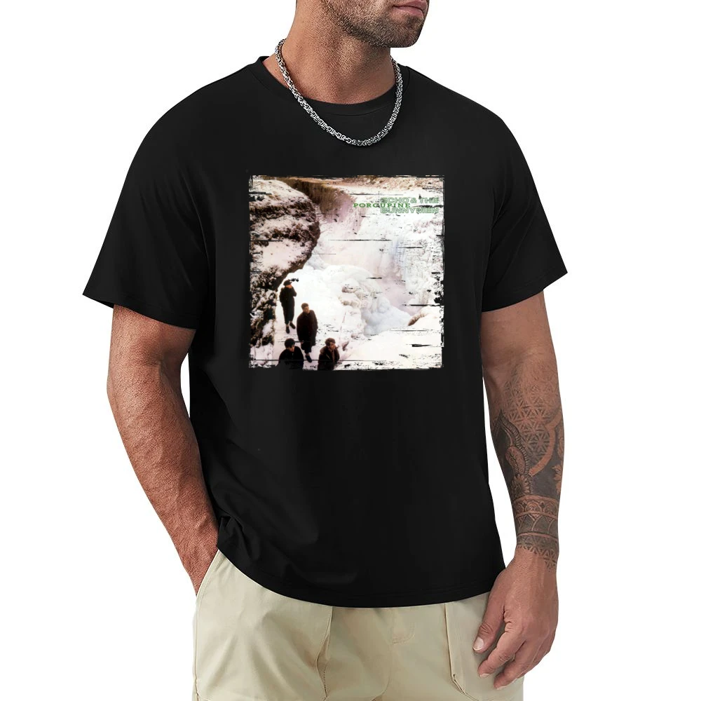 Echo And The Bunnymen Porcupine Album Cover Distressed Image Premium Men T-shirt