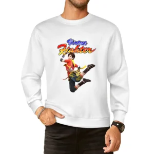 Eileen Virtua Fighter Arcade Fighting Retro Video Game Character Fan T European Size Pullover Sweater