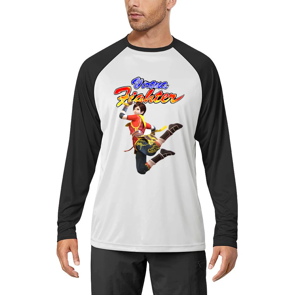 Eileen Virtua Fighter Arcade Fighting Retro Video Game Character Fan T Men Long Sleeve T-Shirt