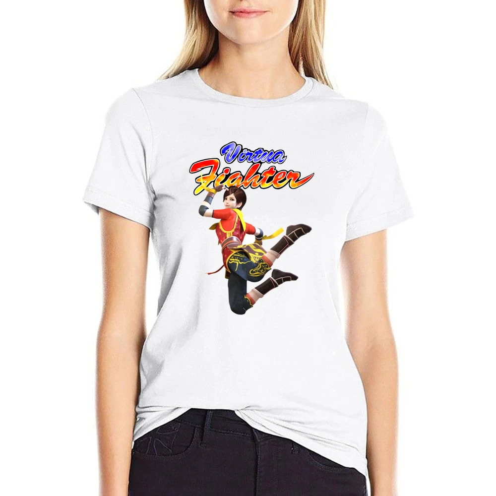 Eileen Virtua Fighter Arcade Fighting Retro Video Game Character Fan T US Size Women Ladies T-shirt