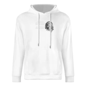 Einstein stupidity quote European Size Men Hoodie