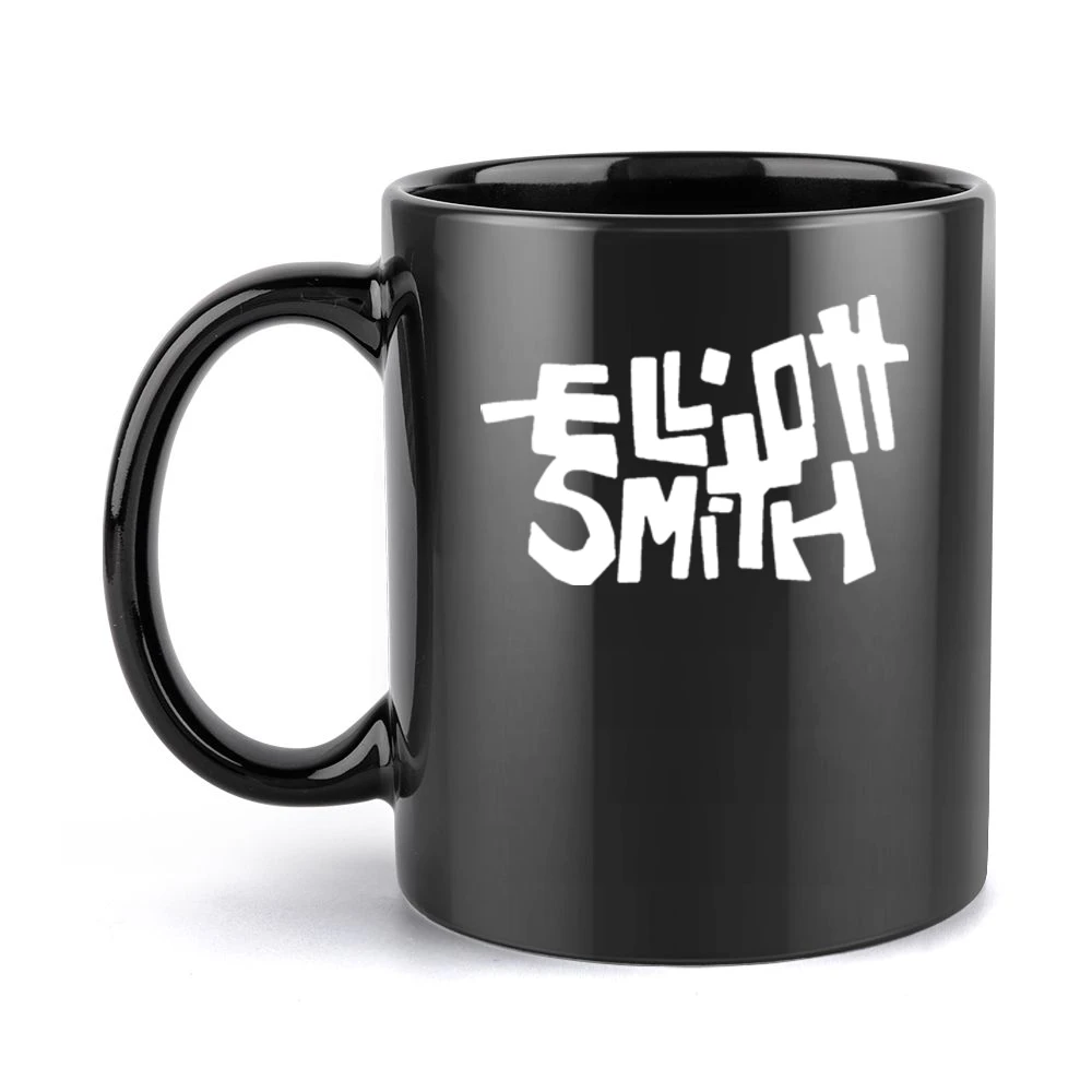 Elliott Smith Music Black Mug