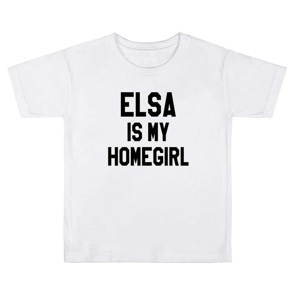 Elsa Is My Homegirl Fun Frozen Graphic Tee Shirt Kids Boys Girls T-Shirt