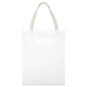 Emotionally Unavailable Celebrity Kelly Rowland Cool Fun Urban Graphic White Canvas Tote Shopping Bag