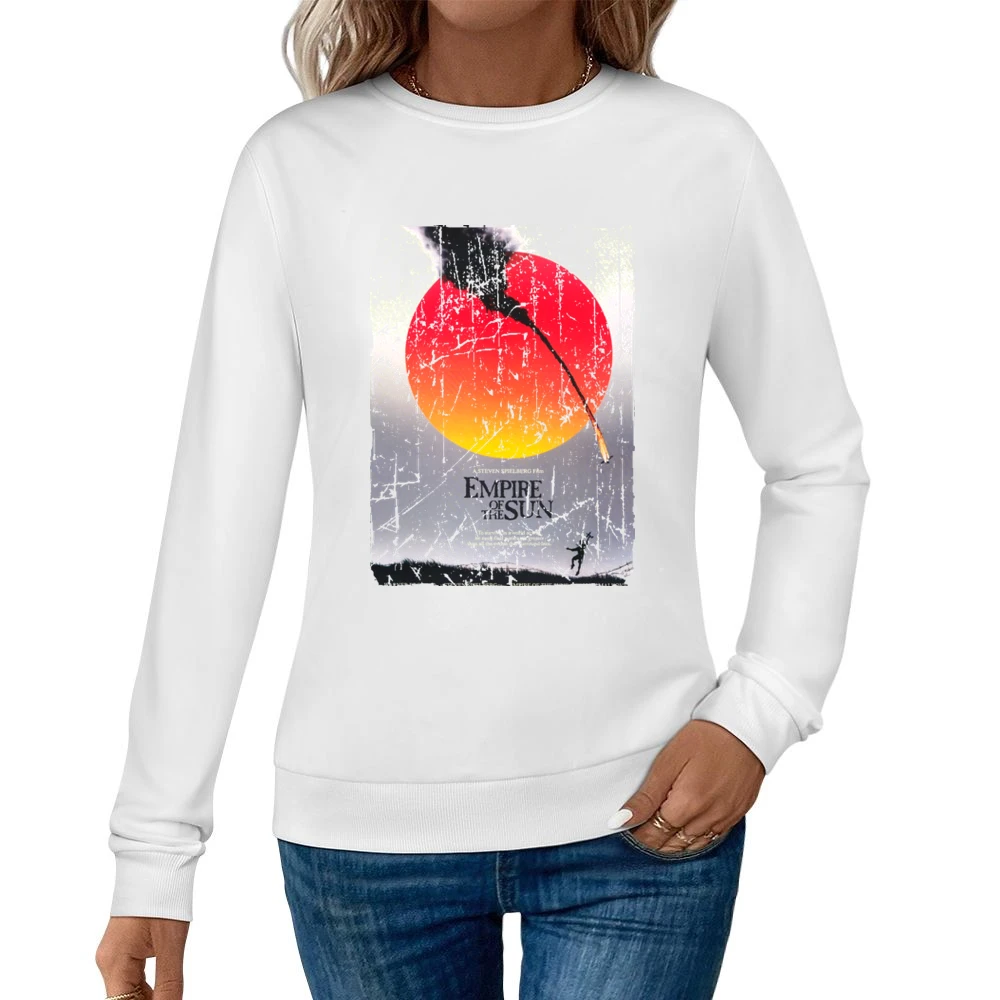 Empire Of The Sun Movie Poster Retro Aged Look Women Pullover Sweatshirt