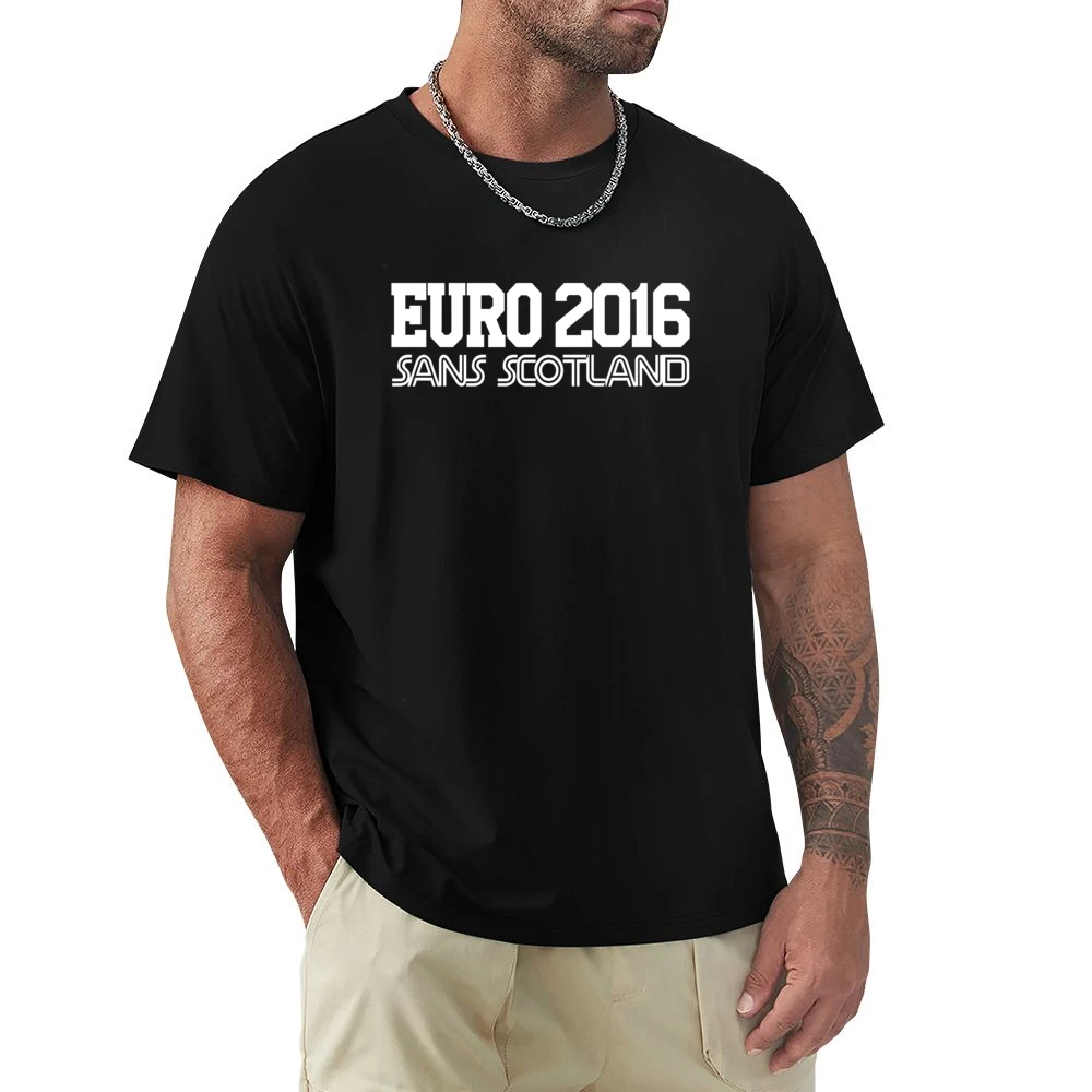 Euro 2016 Sans Scotland Funny No Scotland Football Europe Soccer Graph Premium Men T-shirt