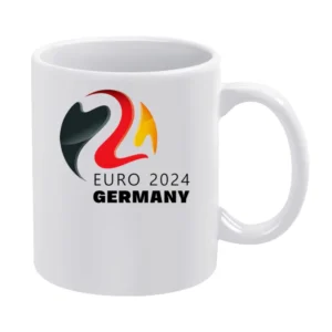 Euro 2024 Germany Host Nation Soccer Football White Mug