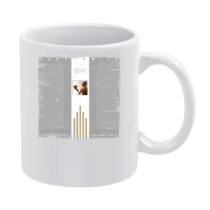Eurythmics Sweet Dreams Are Made Of This Album Cover Distressed Image White Mug