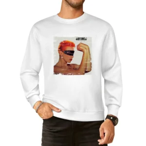 Eurythmics Touch Album Cover Distressed Image European Size Pullover Sweater