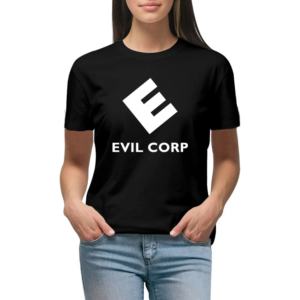 Evil Corp Mr Robot Science Fiction Tv Show Fan Premium Women Ladies T-shirt