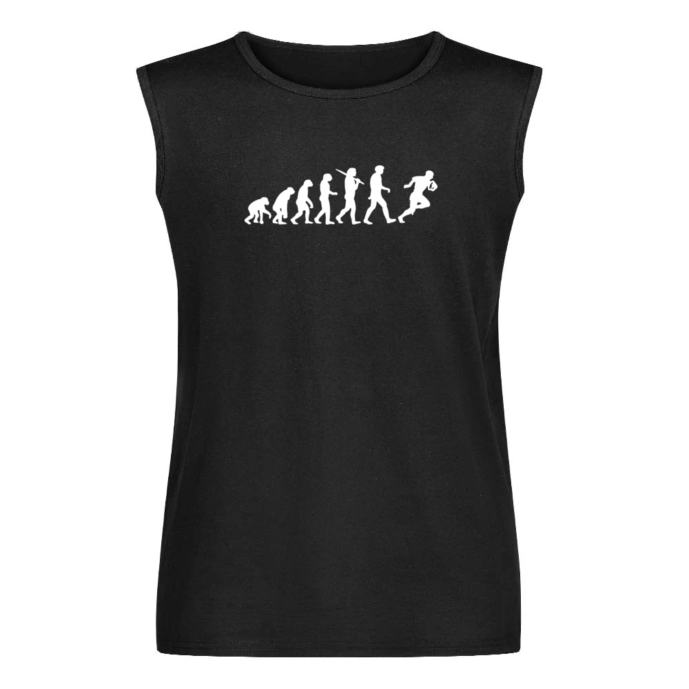 Evolution Of A Rugby Player Sport Men Sleeveless T-Shirt