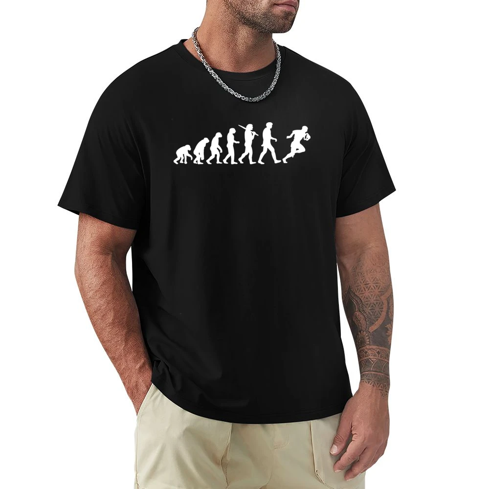 Evolution Of A Rugby Player Sport Premium Men T-shirt