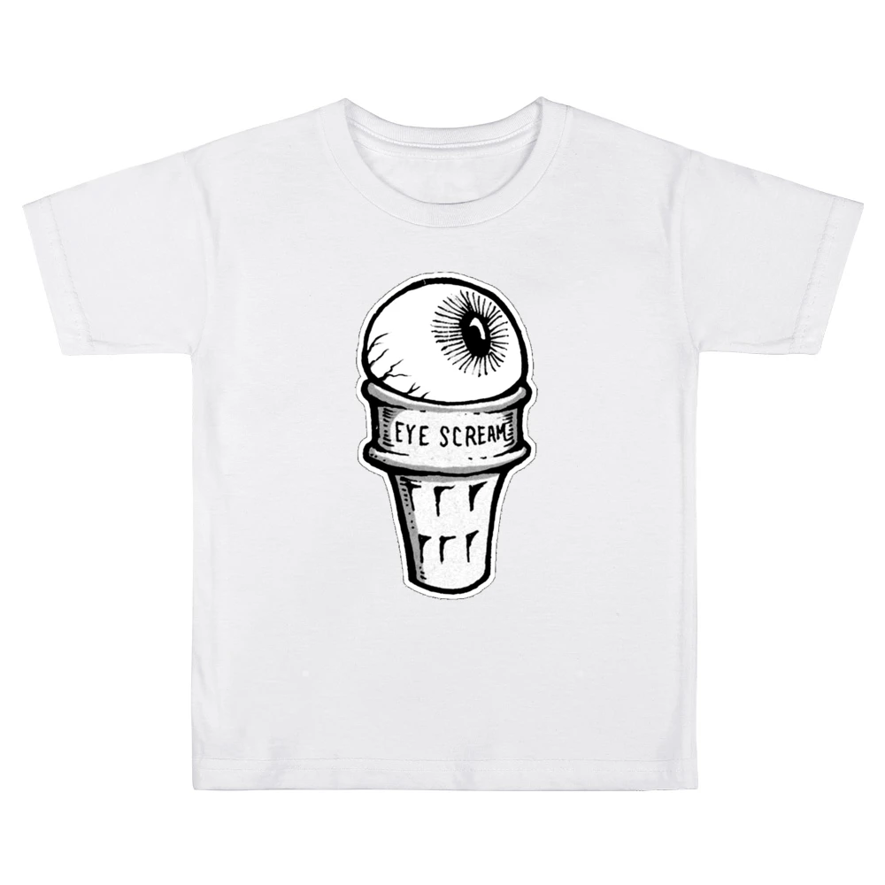 Eye Scream Ice Cream Fun Graphic Tee Shirt Kids Boys Girls T-Shirt