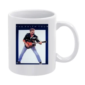 Faith Tour Pink Tshirt White Mug