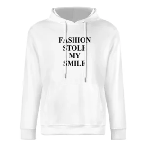 Fashion Stole My Smile Victoria Beckham Celebrity Style Graphic Model European Size Men Hoodie