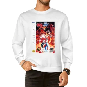 Fatal Fury 2 Sega Genesis Old School Retro Video Game Fan Distressed T European Size Pullover Sweater