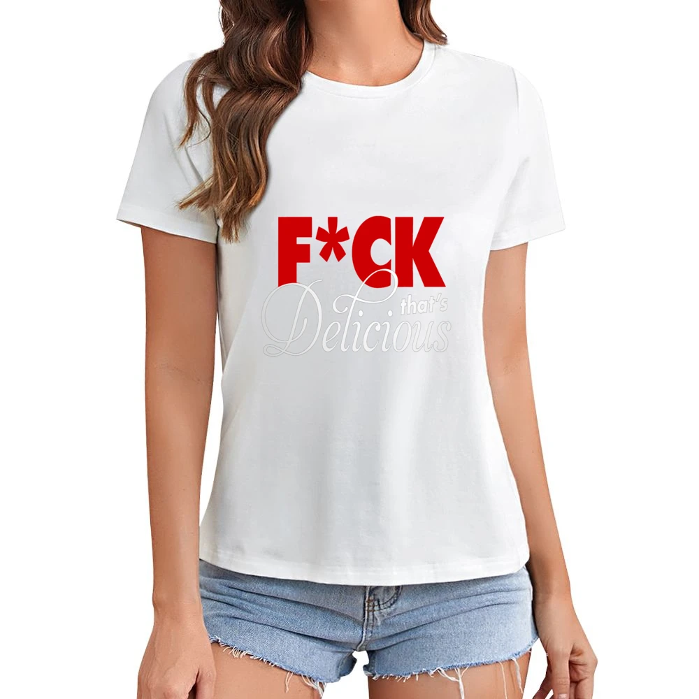 F*ck That's Delicious Long Sleeve Asian Size Women Ladies T-shirt