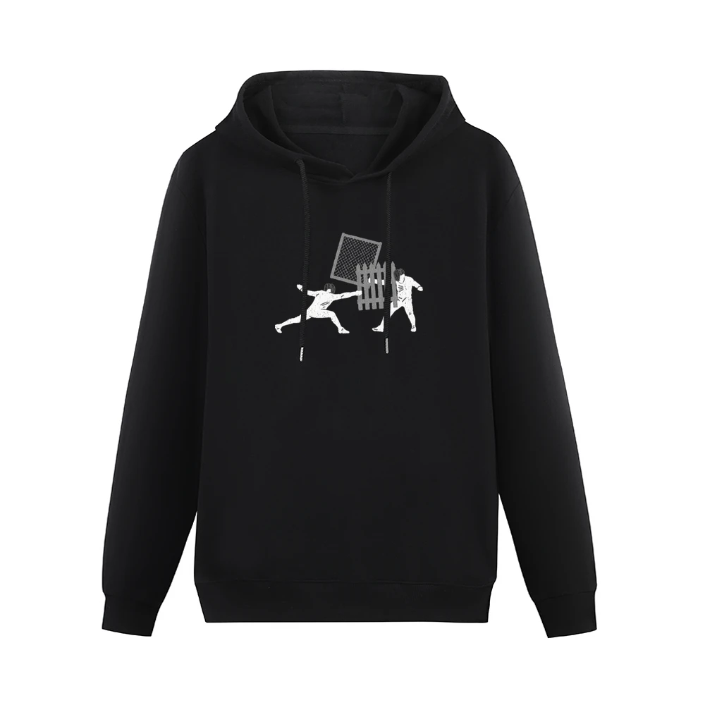Fencing Funny Sports Men Hoodie Without Pocket