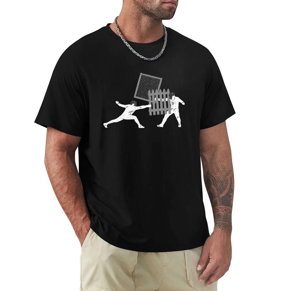 Fencing Funny Sports Premium Men T-shirt