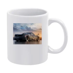 Ferrari Cityscape Tshirt White Mug
