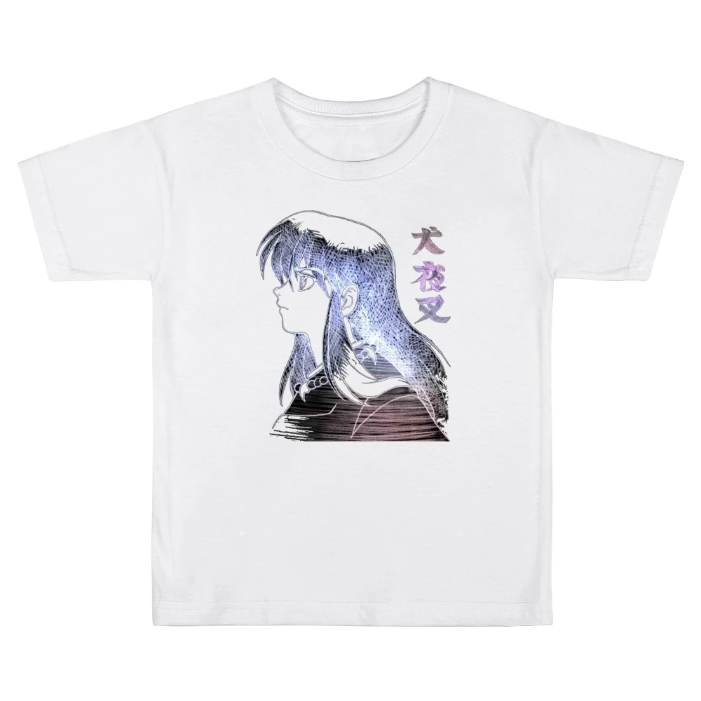 Feudal Fairy Tale InuYasha the half demon Dog human form Sketch T Shir Kids Boys Girls T-Shirt