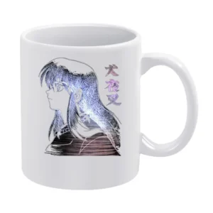 Feudal Fairy Tale InuYasha the half demon Dog human form Sketch T Shir White Mug