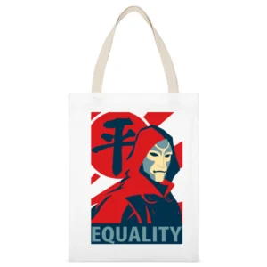 Fight for equality with revolutionary amon no banders are allowed Ava White Canvas Tote Shopping Bag