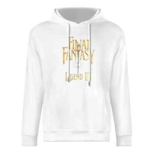 Final Fantasy Legend 3 Game Boy Nintendo Old School Retro Video Game F European Size Men Hoodie