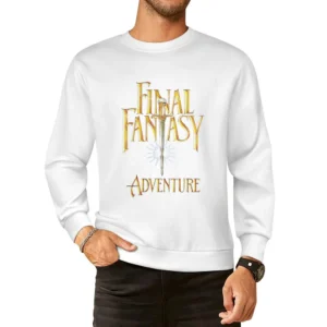 Final Fantasy Legend Adventure Game Boy Nintendo Old School Retro Vide European Size Pullover Sweater