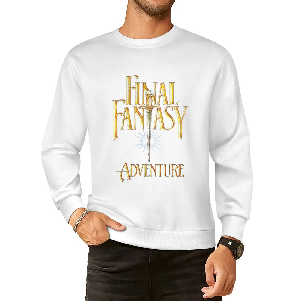 Final Fantasy Legend Adventure Game Boy Nintendo Old School Retro Vide European Size Pullover Sweater