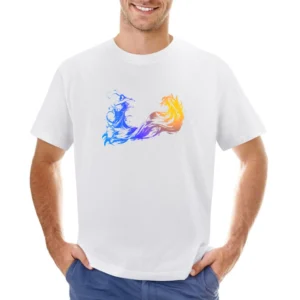 Final Fantasy X Logo No Font RPG Video Game Fan Asian Size Men T-Shirt