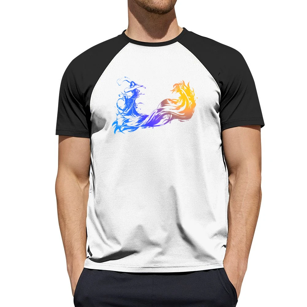 Final Fantasy X Logo No Font RPG Video Game Fan Men Short Sleeve T-Shirt