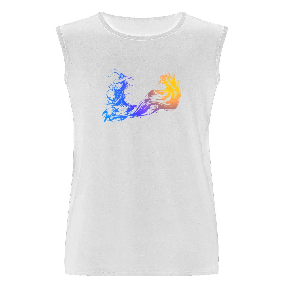 Final Fantasy X Logo No Font RPG Video Game Fan Men Sleeveless T-Shirt